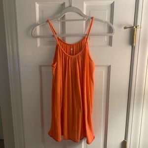 Orange Girls’ Braided Collar Old Navy Tank